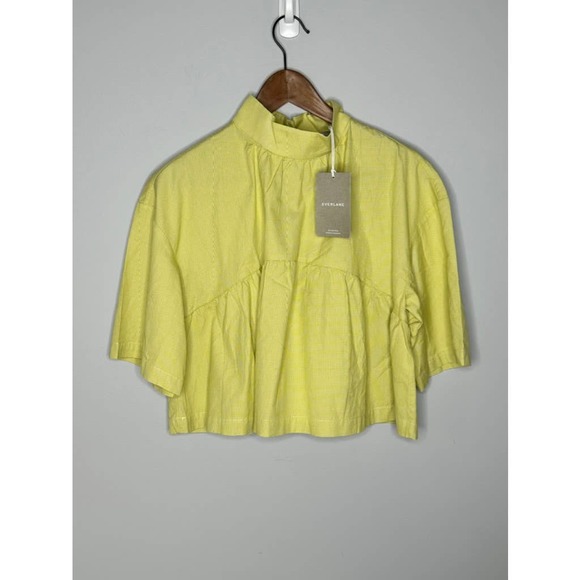 NWT  Everelane The Tiered Mockneck Top Size Large - Picture 1 of 4